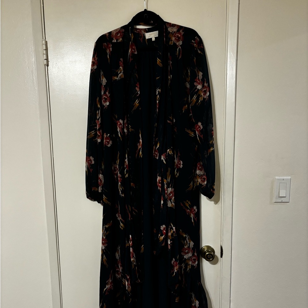 WAYF navy blue floral XL